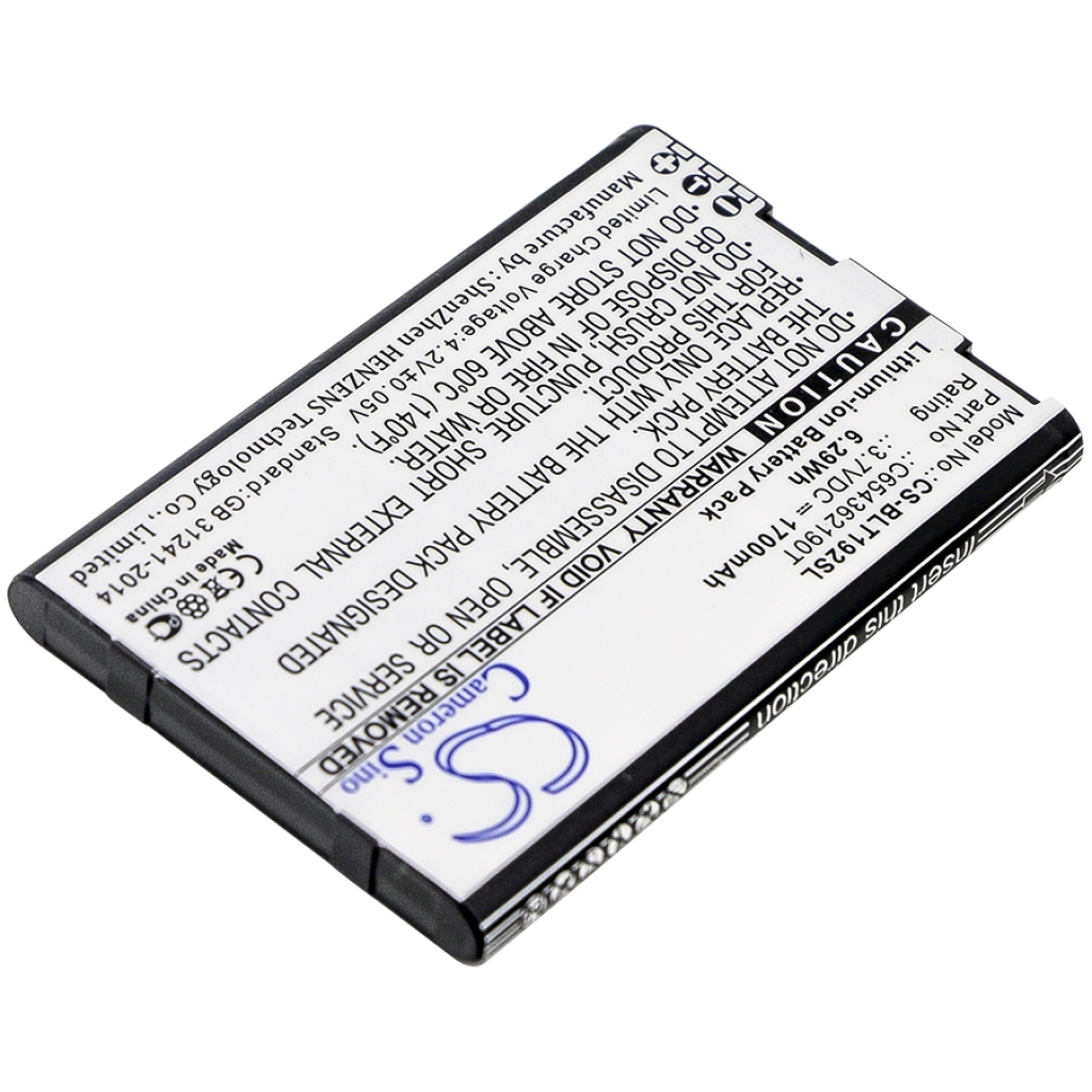 Batterie Sostituisce C654362190T