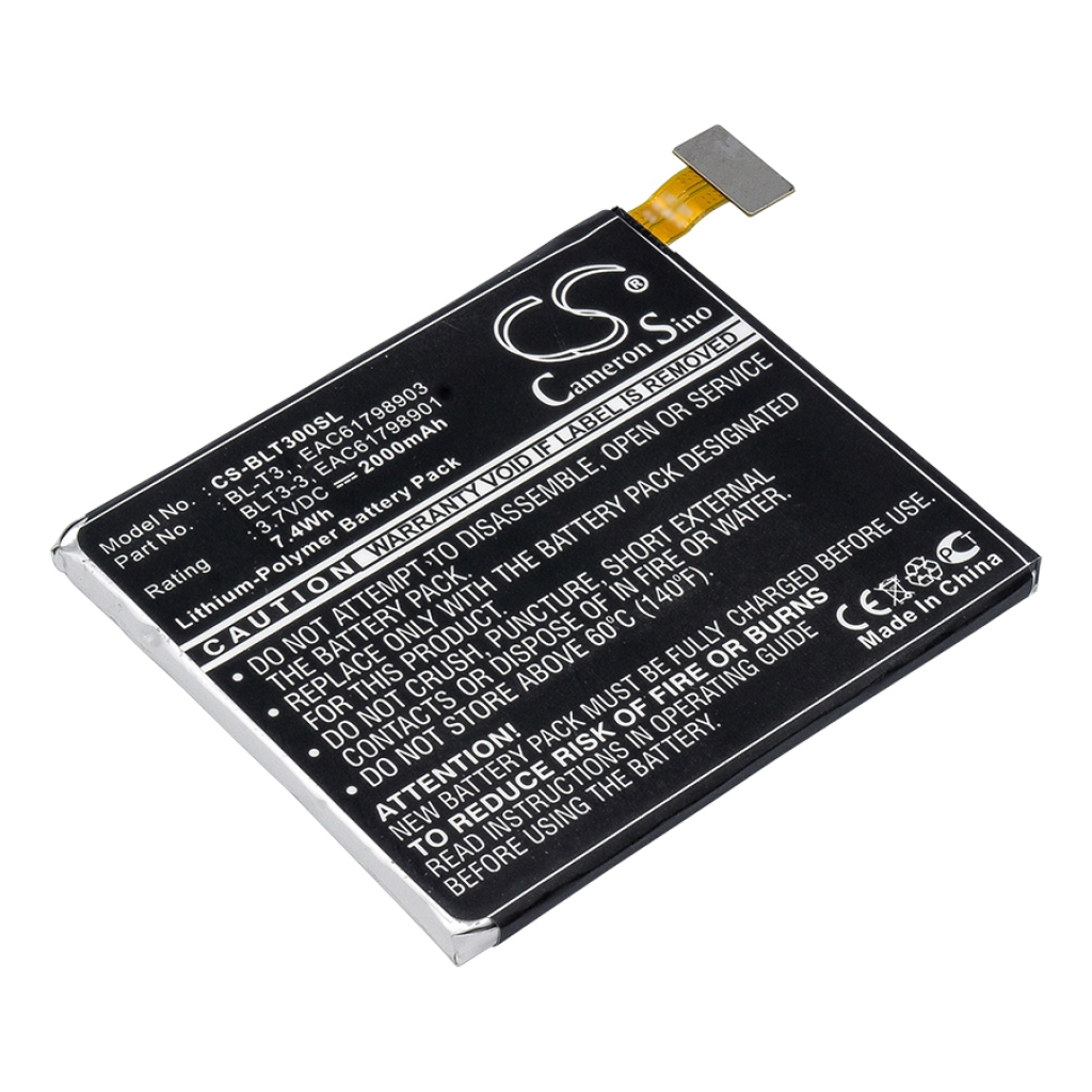 Batteria del telefono cellulare LG CS-BLT300SL