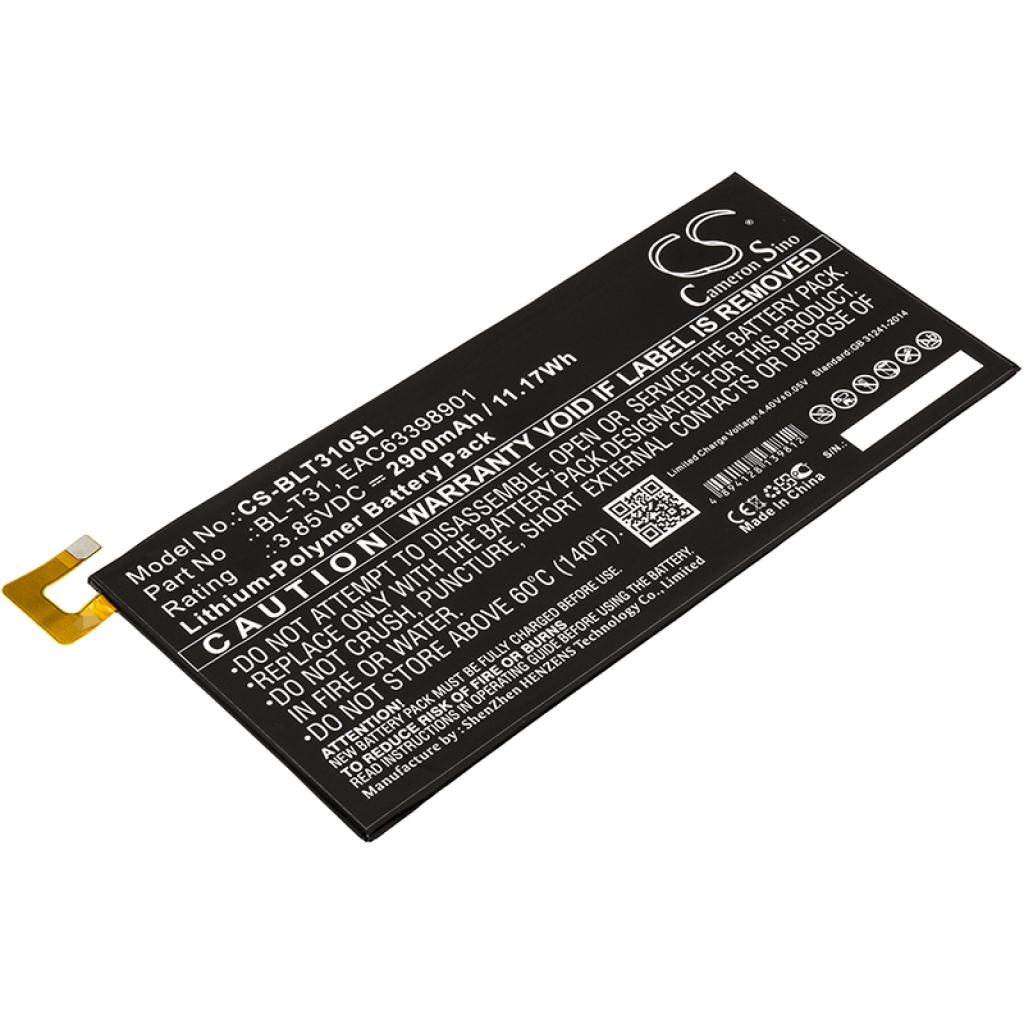 Battery Replaces EAC63398901