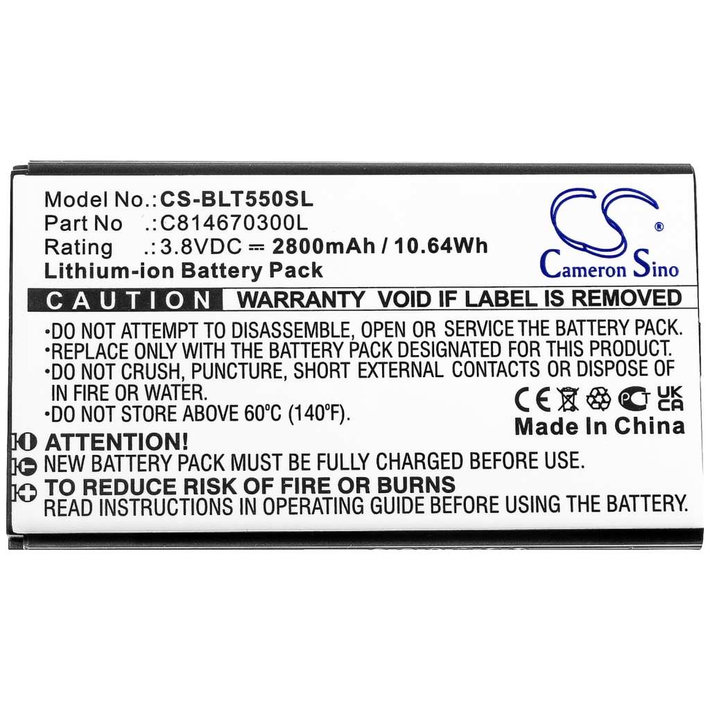 Batterie Sostituisce C814670300L