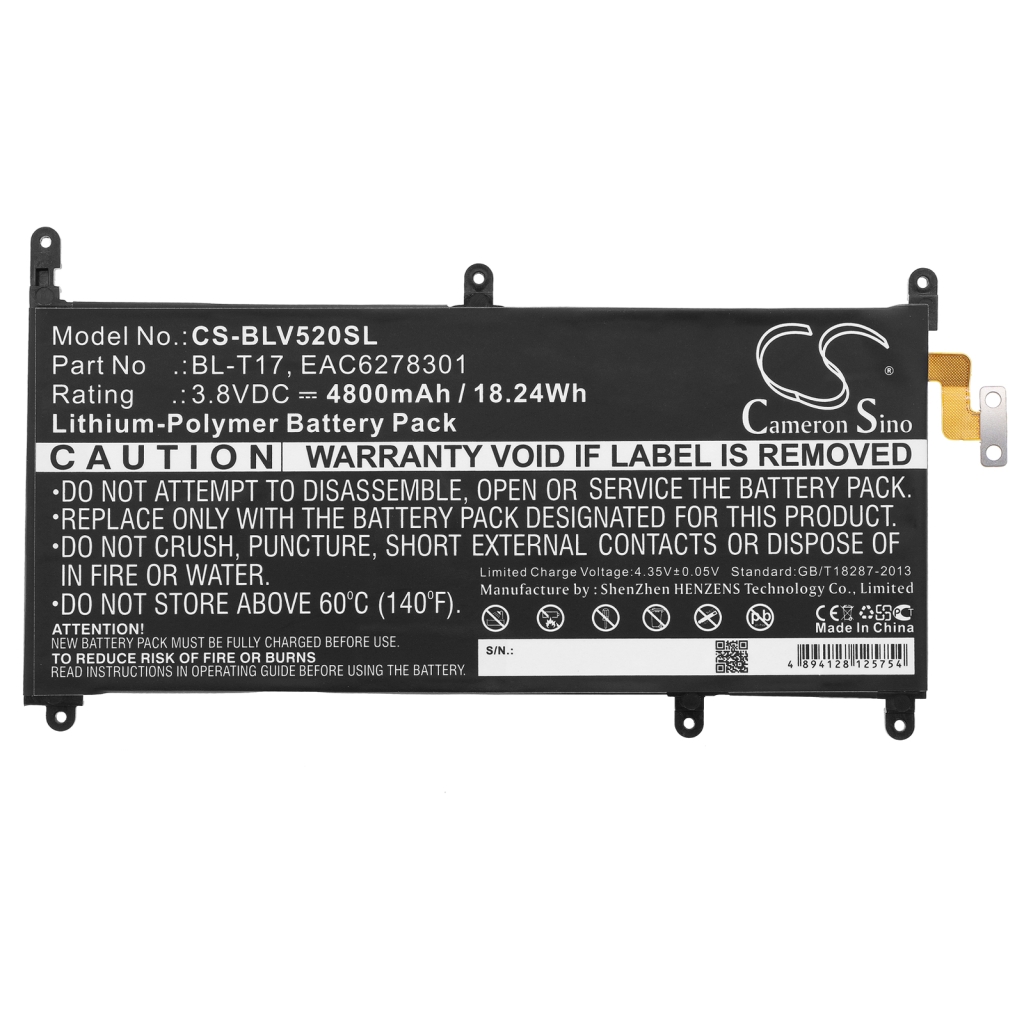 Tablet Battery LG CS-BLV520SL