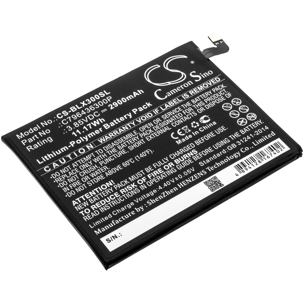 Sostituzione della batteria compatibile per BLU C796436300P