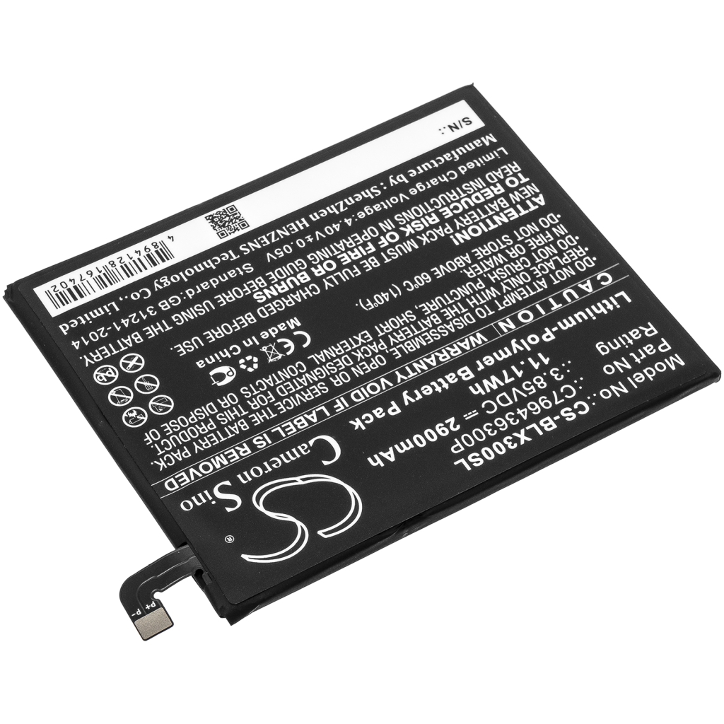 Sostituzione della batteria compatibile per BLU C796436300P