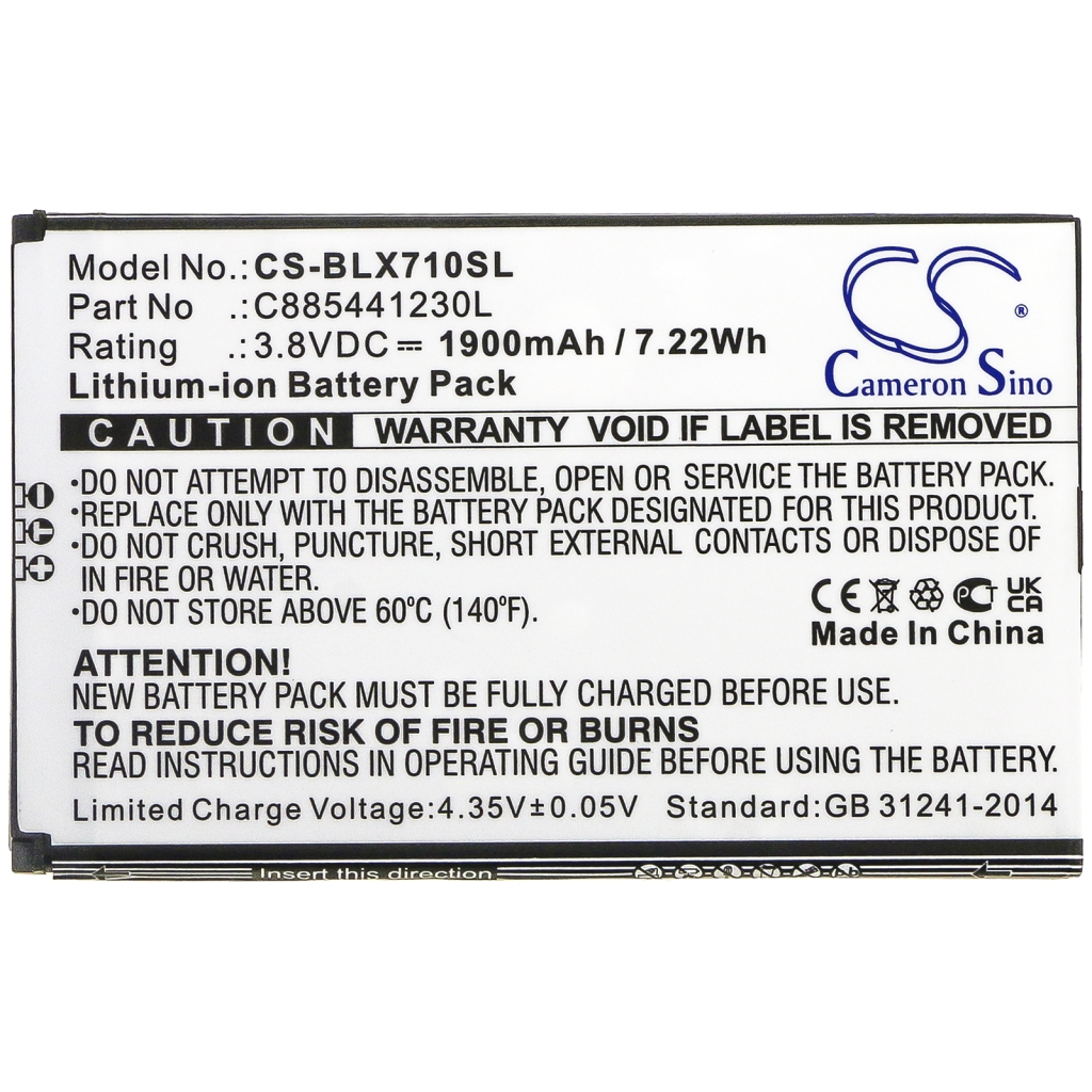 Batterie Sostituisce C885441230L