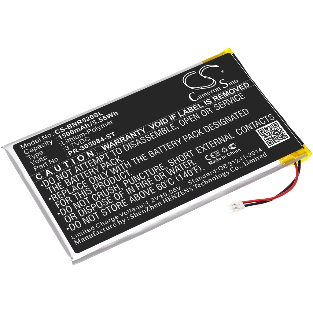 Batteries Ebook, eReader Battery CS-BNR520SL