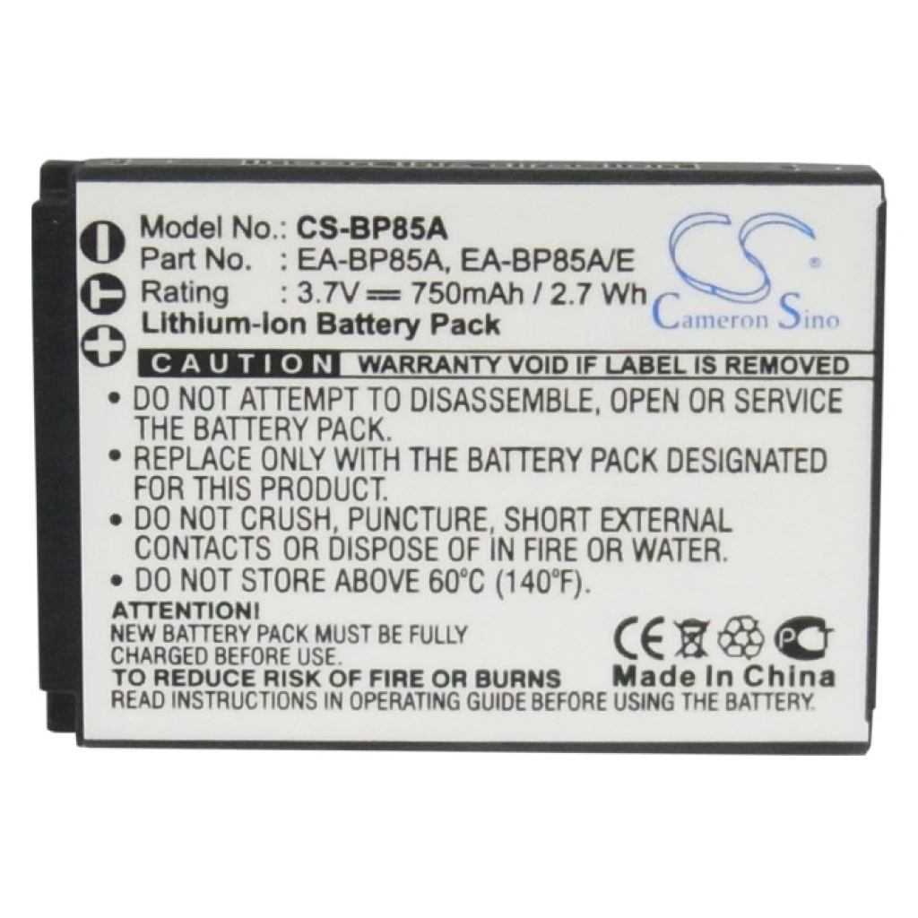 Batteria della fotocamera Samsung CS-BP85A