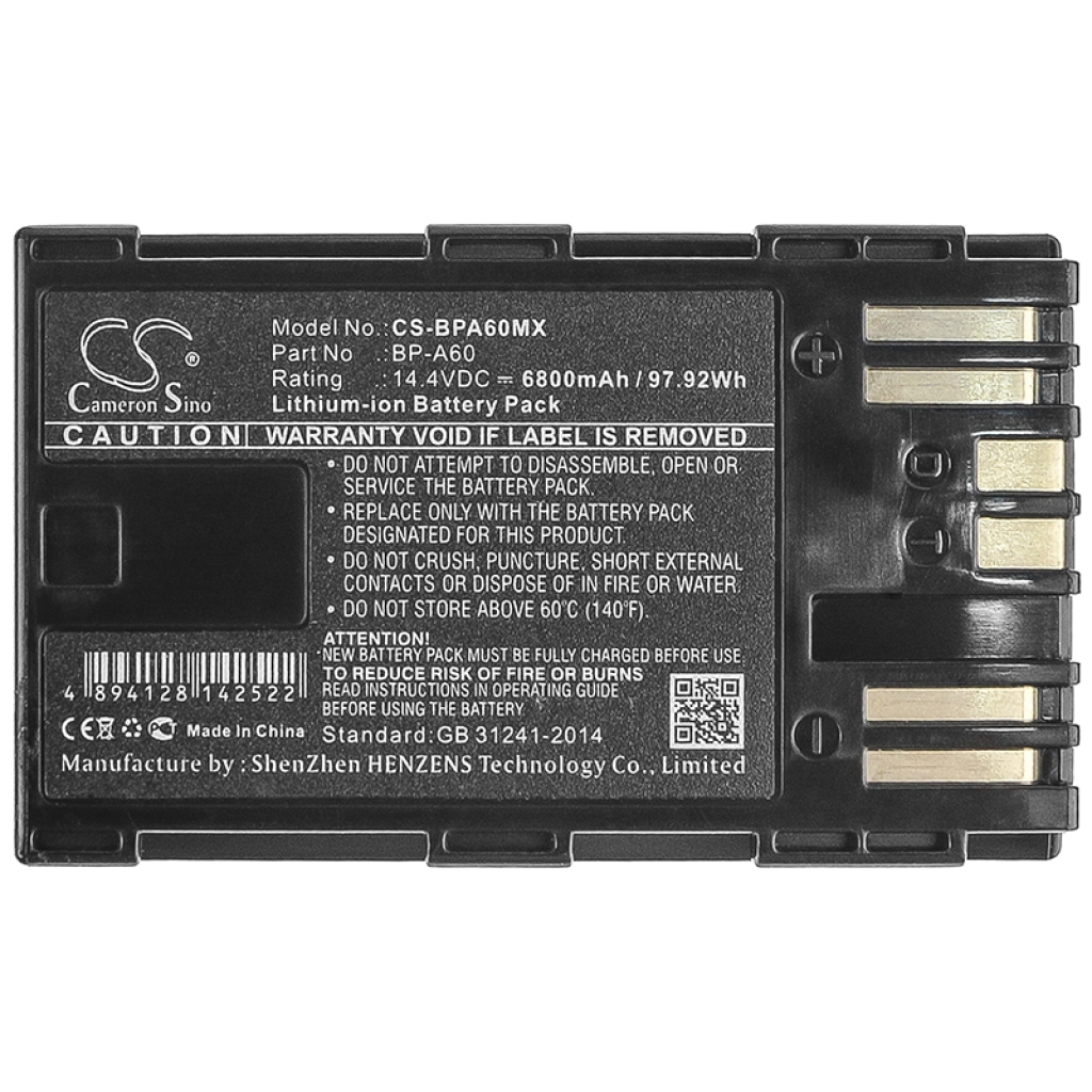 Batterie Sostituisce BP-A60