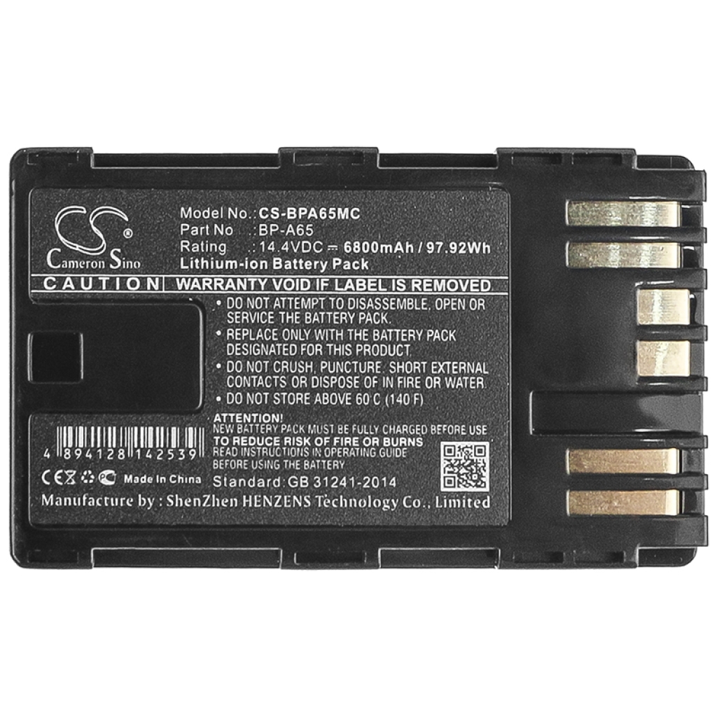 Batterie Sostituisce BP-A65