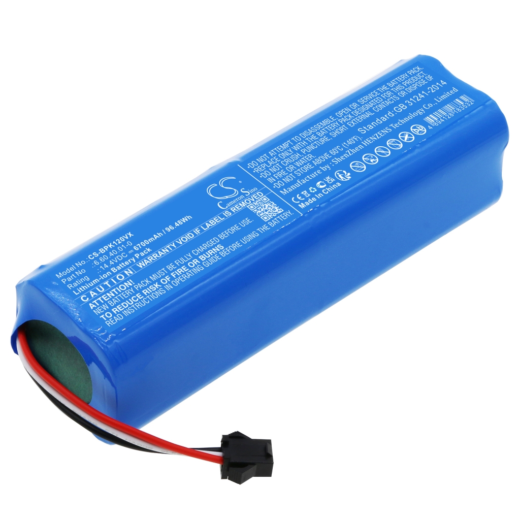 Batteria a vuoto Blaupunkt BPK-VCBB1XTEN (CS-BPK120VX)