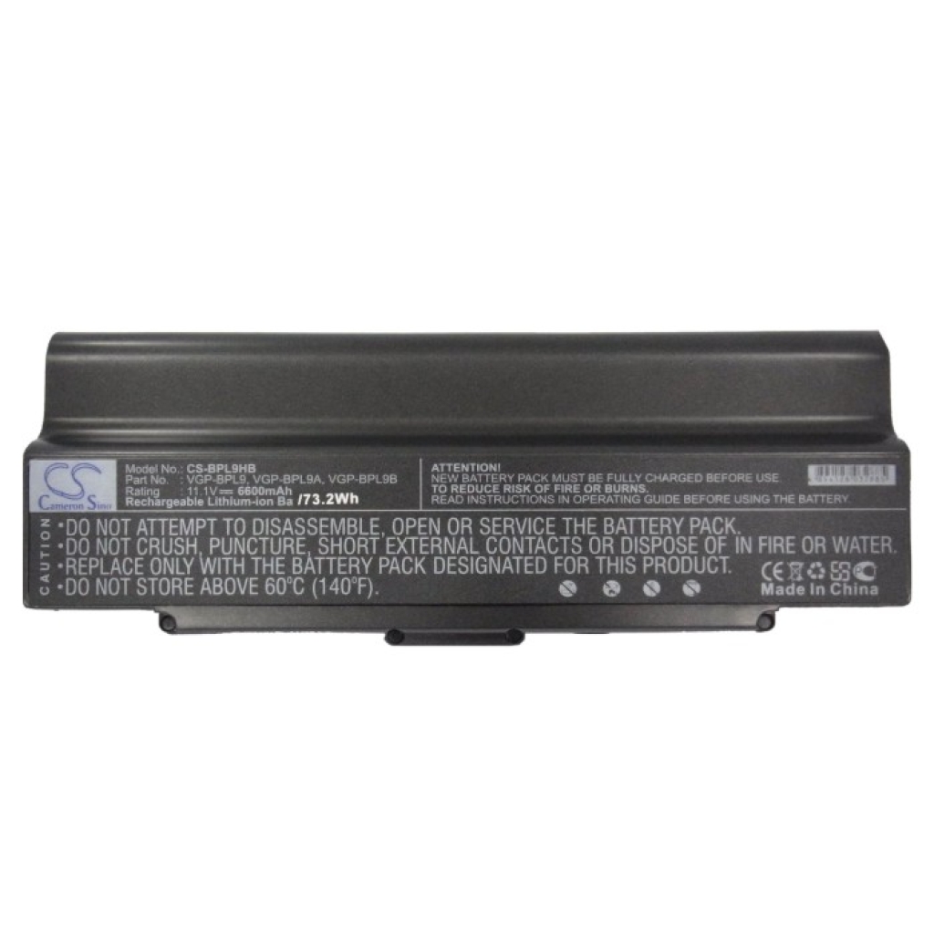 Notebook battery Sony VAIO VGN-CR225