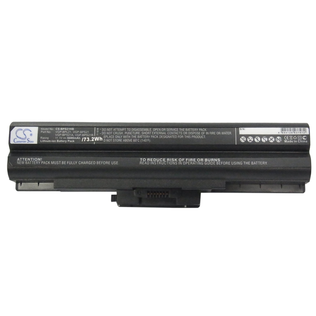 Notebook battery Sony VAIO VGN-FW82DS