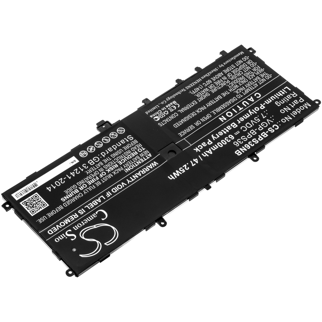 Sostituzione della batteria compatibile per Sony VGP-BPS36