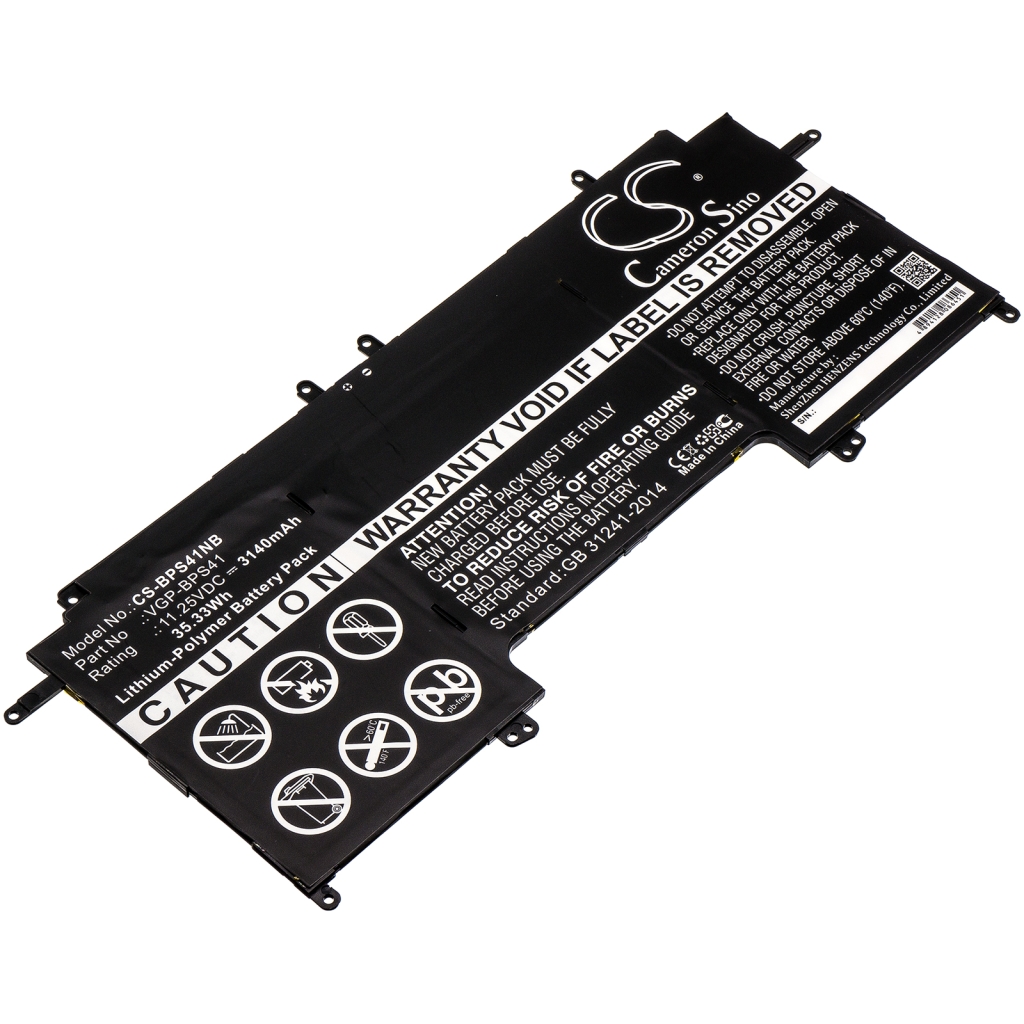 Sostituzione della batteria compatibile per Sony VGP-BPS41