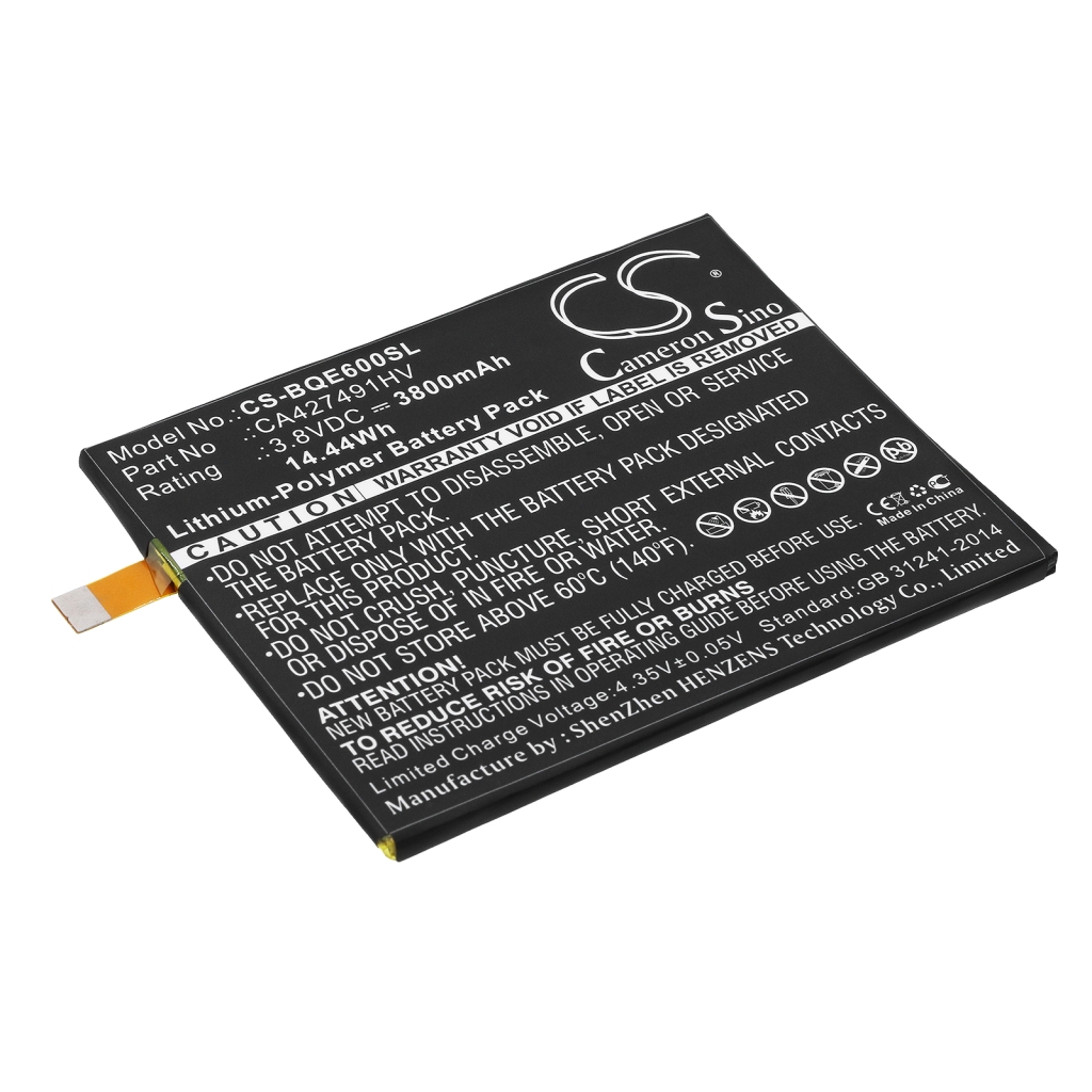 Batteria del telefono cellulare Bq Aquaris E6 (CS-BQE600SL)