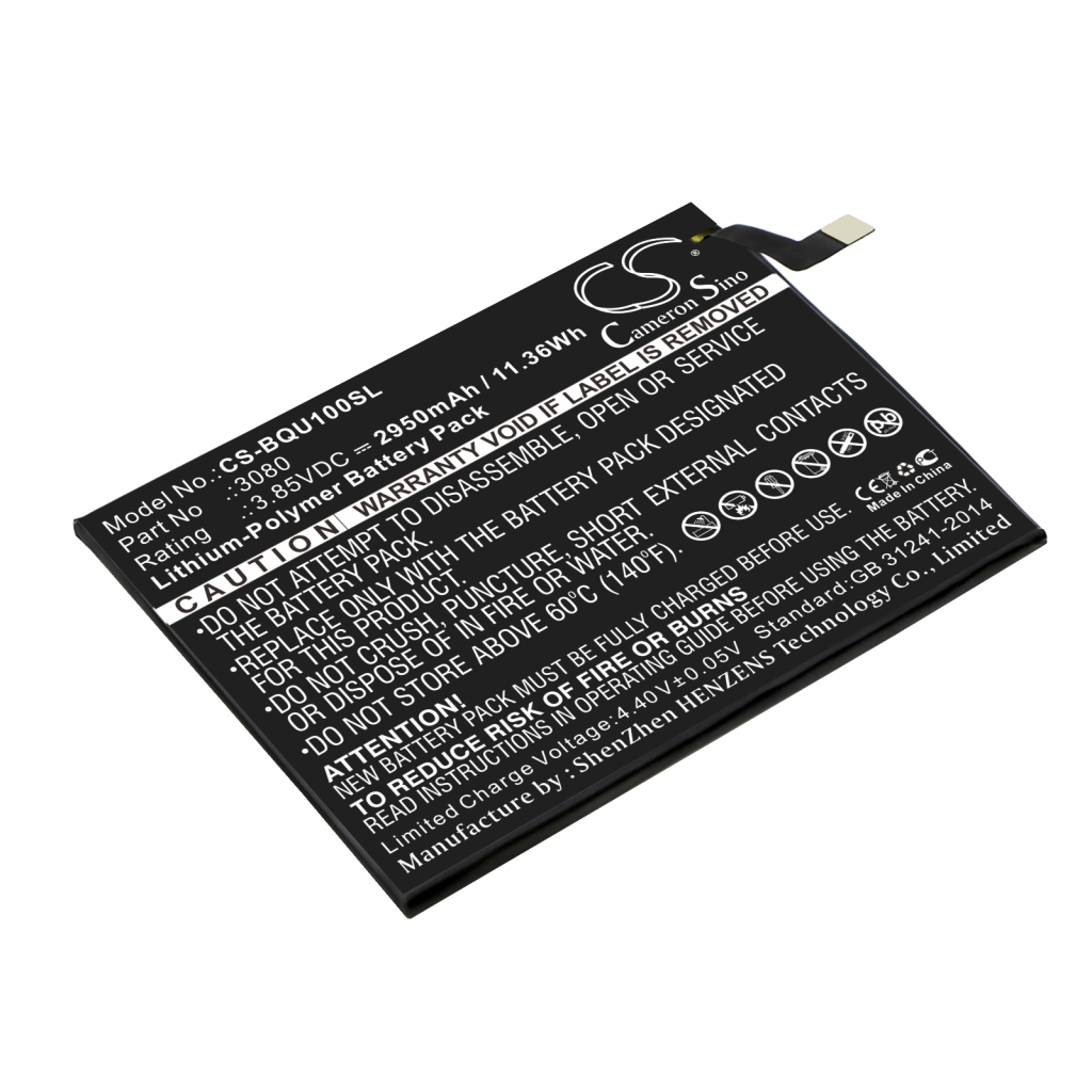 Batteria del telefono cellulare Bq U Plus (CS-BQU100SL)