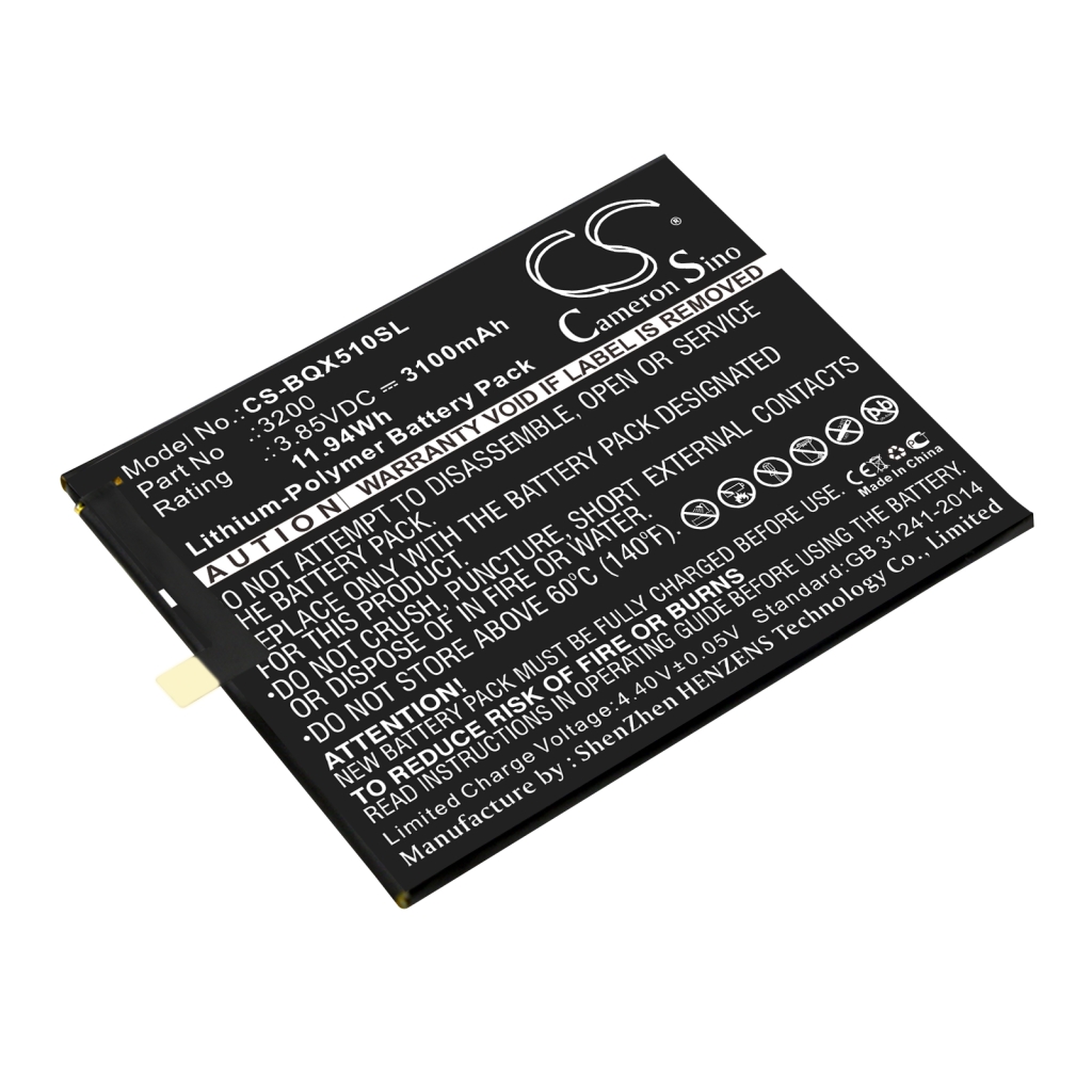 Batteria del telefono cellulare Bq CS-BQX510SL