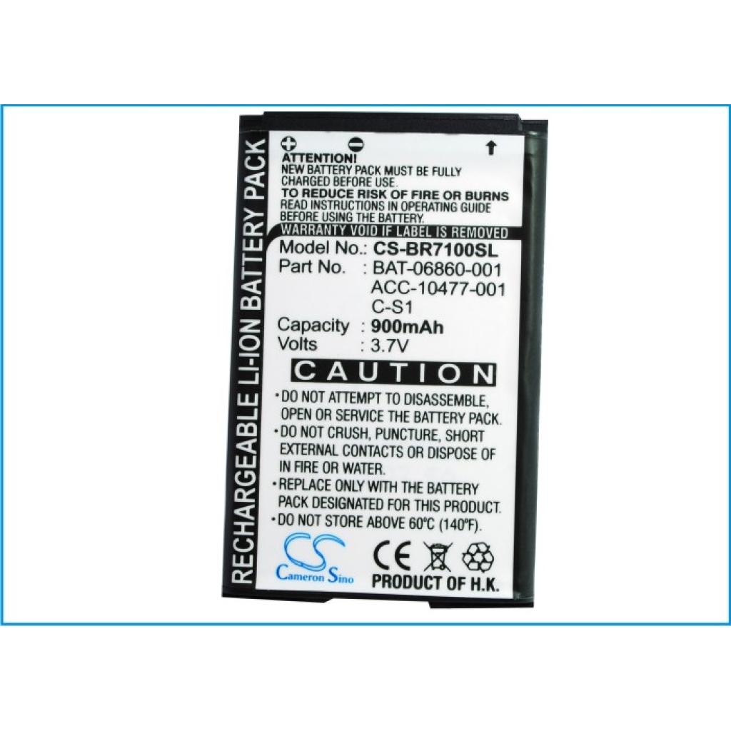 Batteria del telefono cellulare Blackberry 7130e