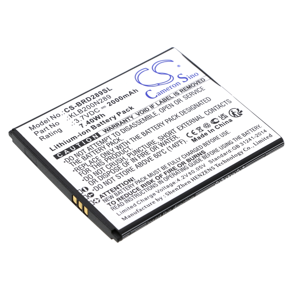 Batteria del telefono cellulare KONKA CS-BRD289SL