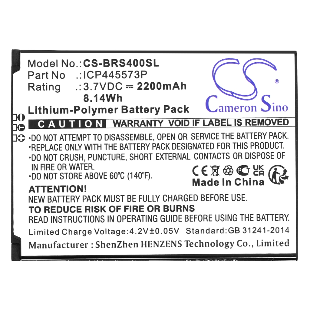 Batterie Sostituisce ICP445573P