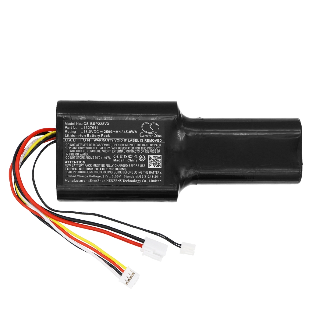 Sostituzione della batteria compatibile per Bissell 1627240 CBAK2.5,1627644