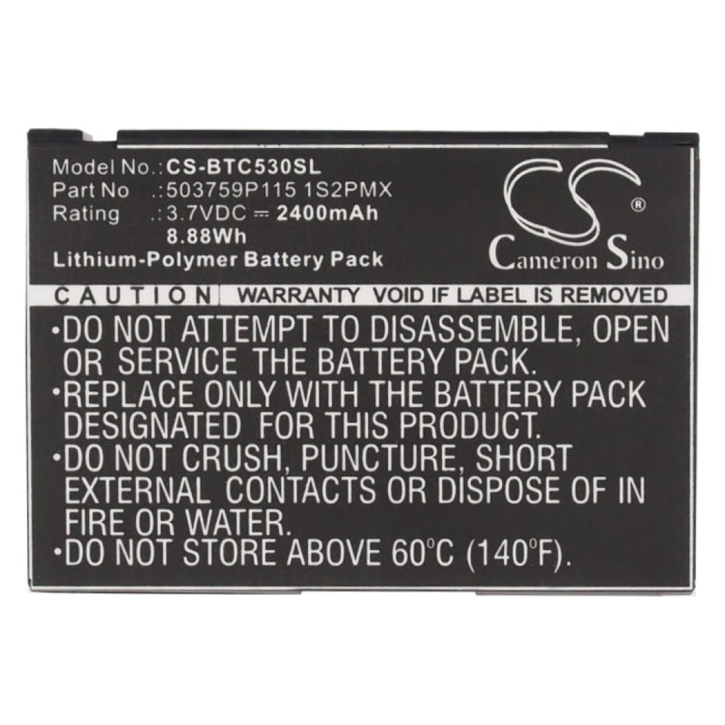 Batterie Sostituisce 503759P115 1S2PMX