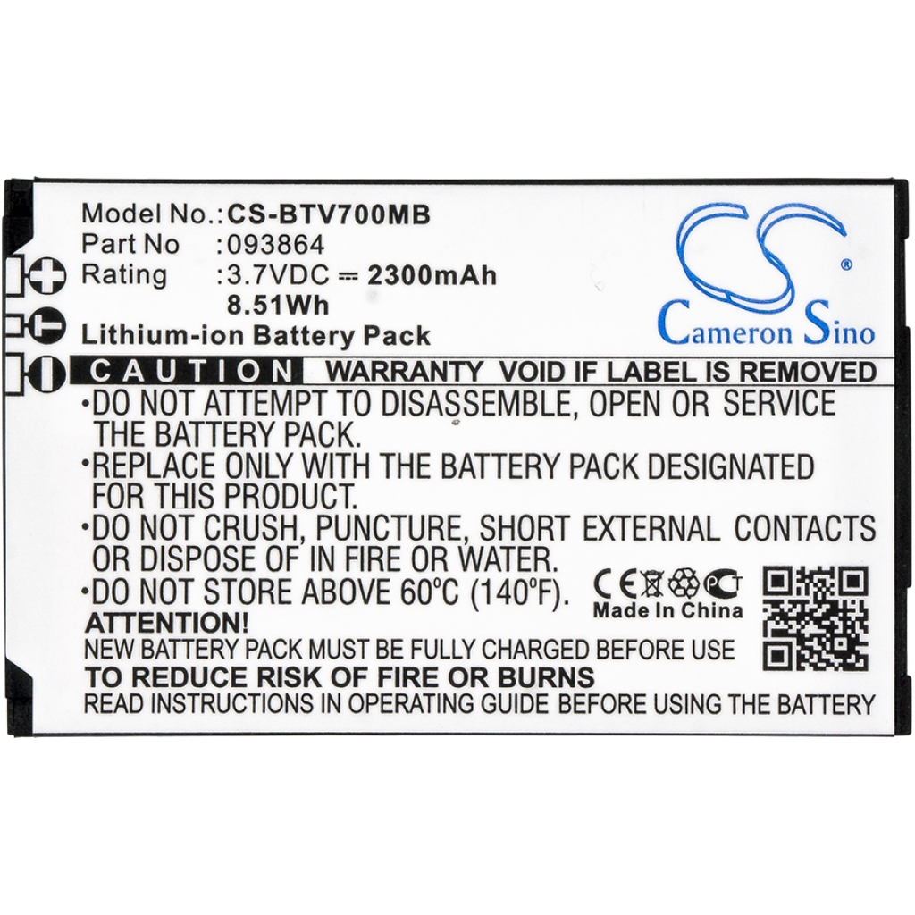 Sostituzione della batteria compatibile per Bt 093864