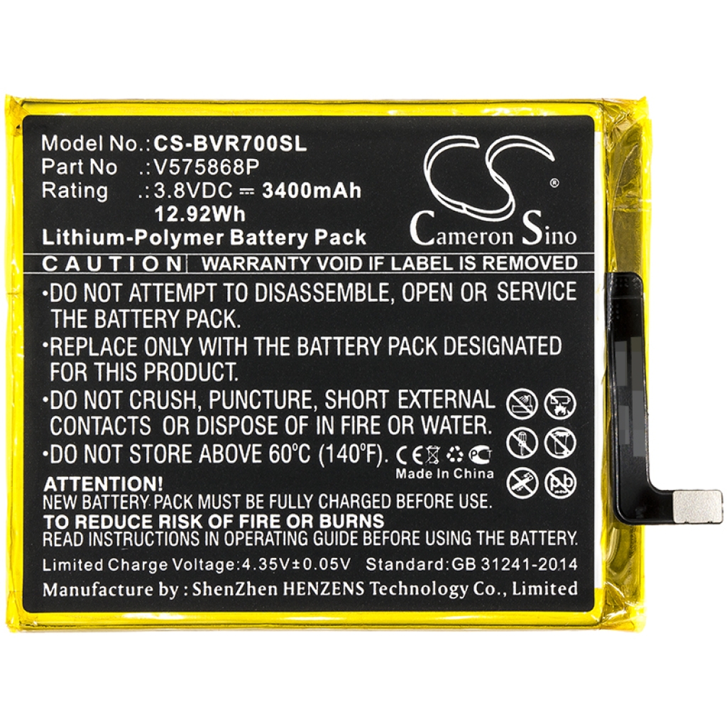 Batterie Sostituisce V575868P