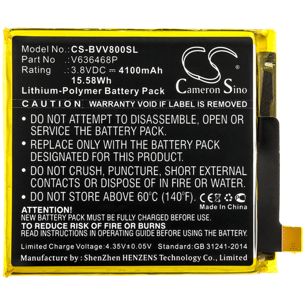 Batterie Sostituisce V636468P