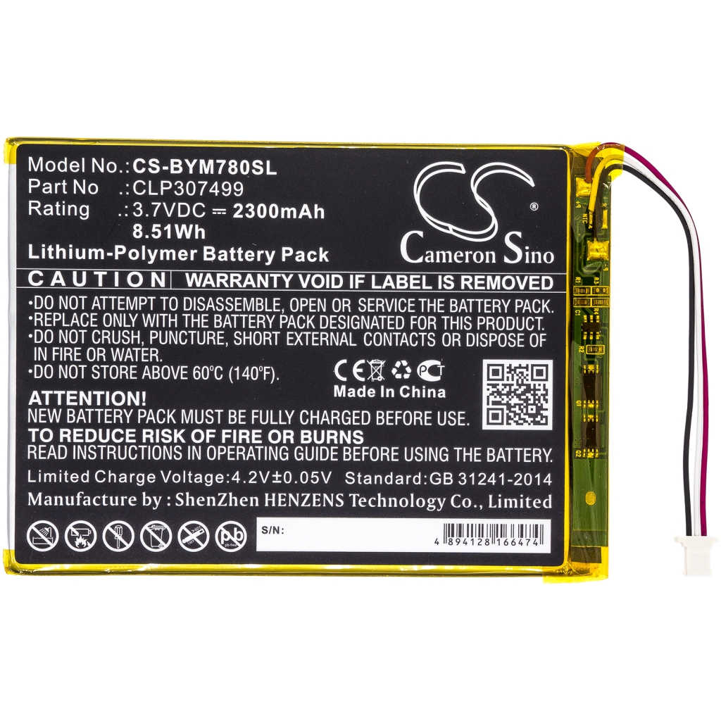 Batterie Sostituisce CLP307499