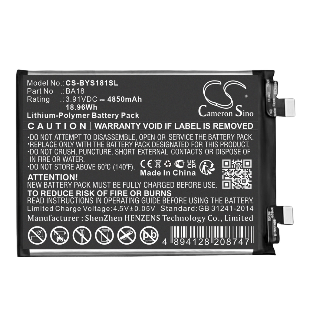 Batterie Sostituisce BA18