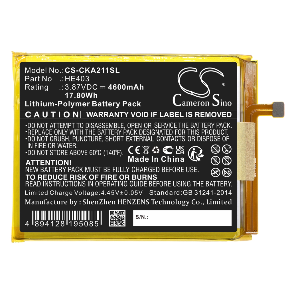 Batteria del telefono cellulare Radiant MAX 5G (CS-CKA211SL)