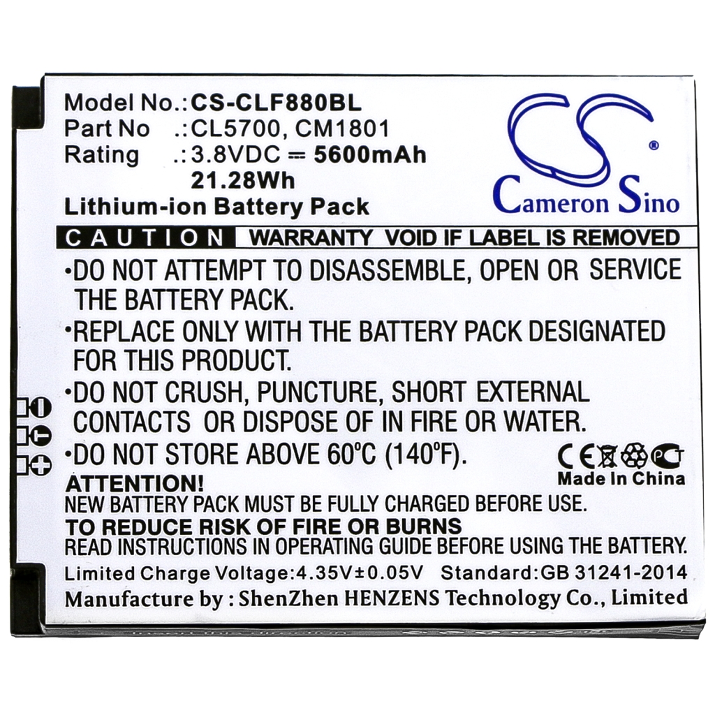 Batterie Sostituisce CL5700