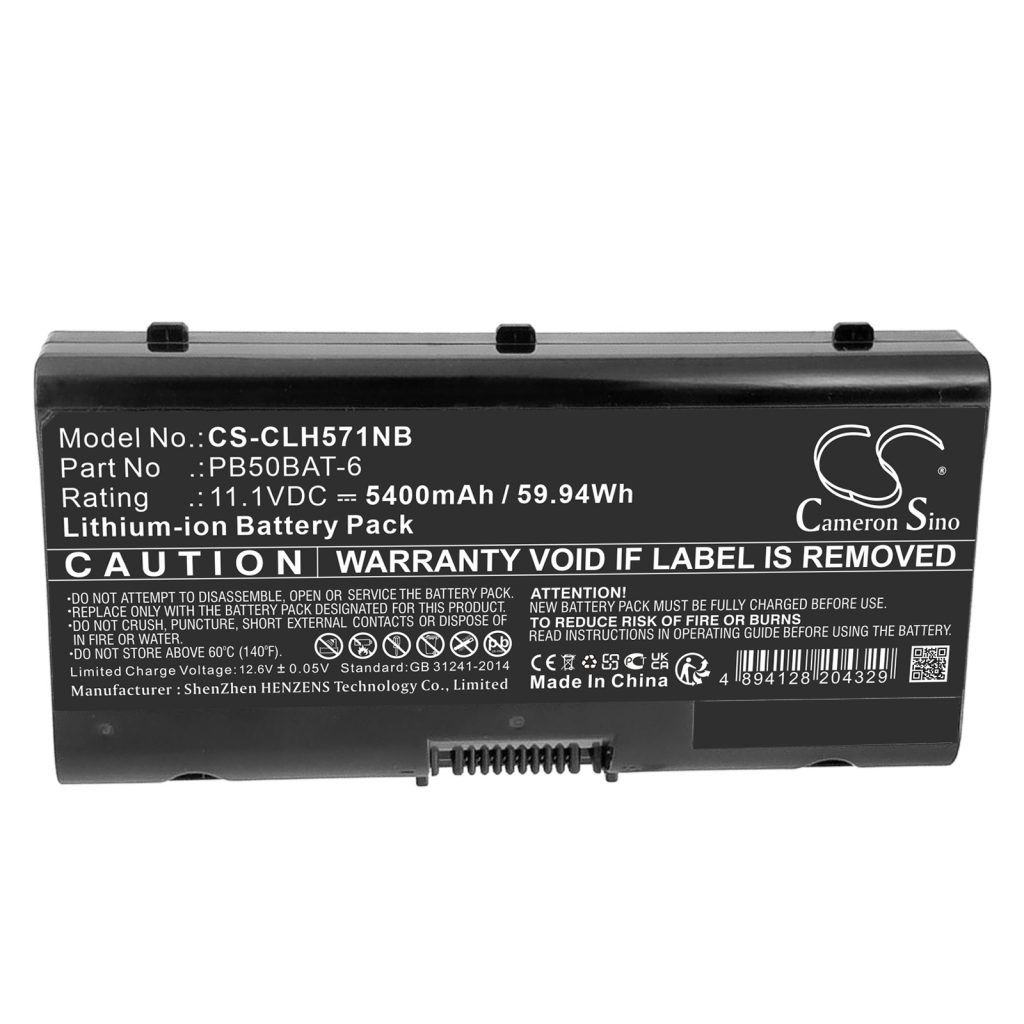 Batterie Sostituisce PB50BAT-6