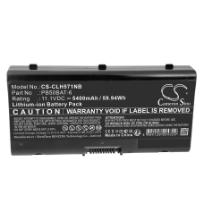 Sostituzione della batteria compatibile per HASEE PB50BAT-6,PB50BAT-6-62