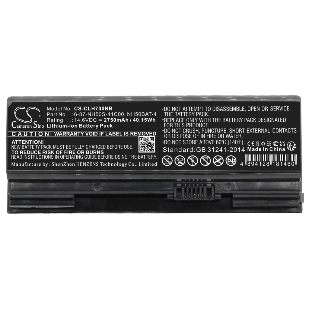 Batterie Sostituisce 6-87-NH50S-41C00