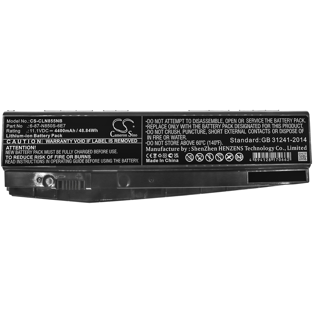 Batterie Sostituisce N850BAT-6