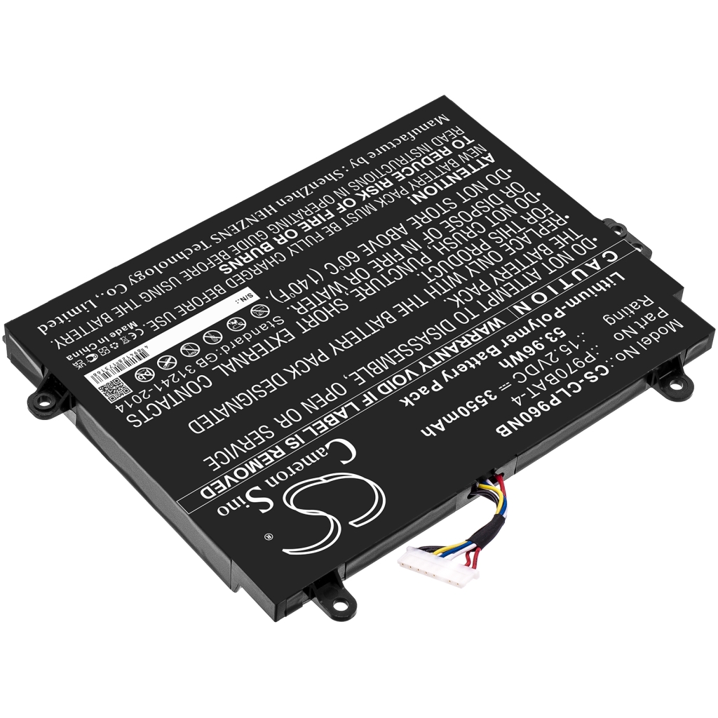 Sostituzione della batteria compatibile per Sager P970BAT-4