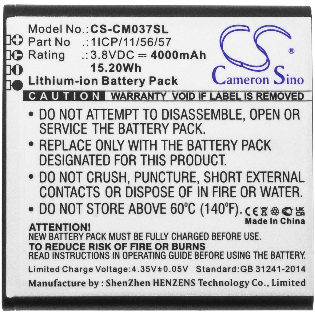 Batterie personalizzate CS-CM037SL