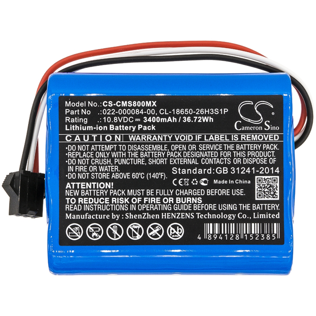 Batterie Sostituisce CL-18650-26H3S1P