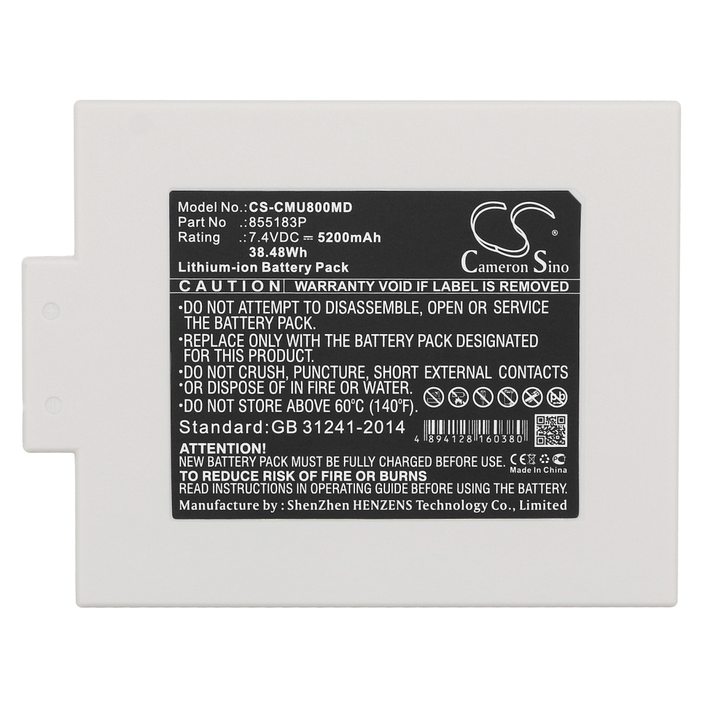 Sostituzione della batteria compatibile per Contec 855183P