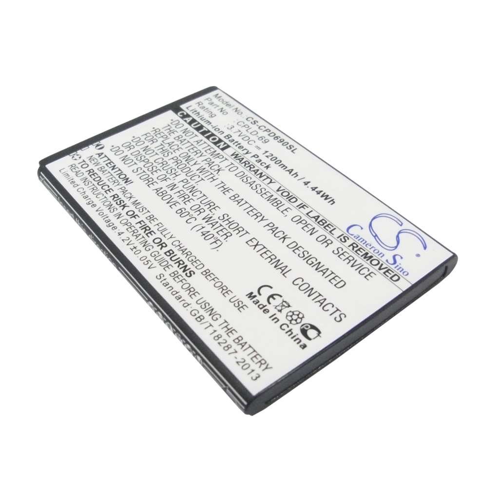 Batteria del telefono cellulare Samsung CS-CPD690SL