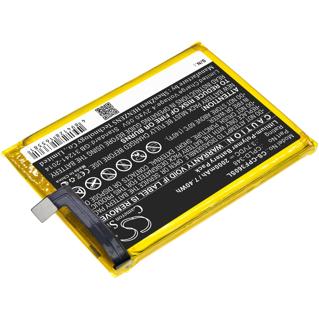 Batteria del telefono cellulare Orange Fova (CS-CPF360SL)