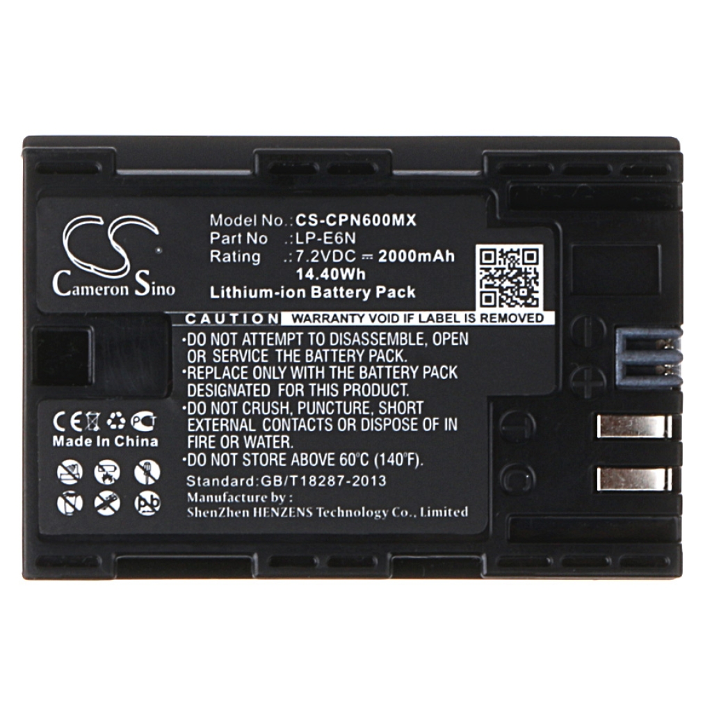 Batterie Sostituisce LP-E6N