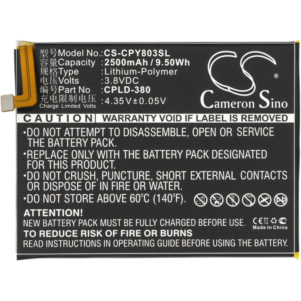 Sostituzione della batteria compatibile per Coolpad CPLD-380