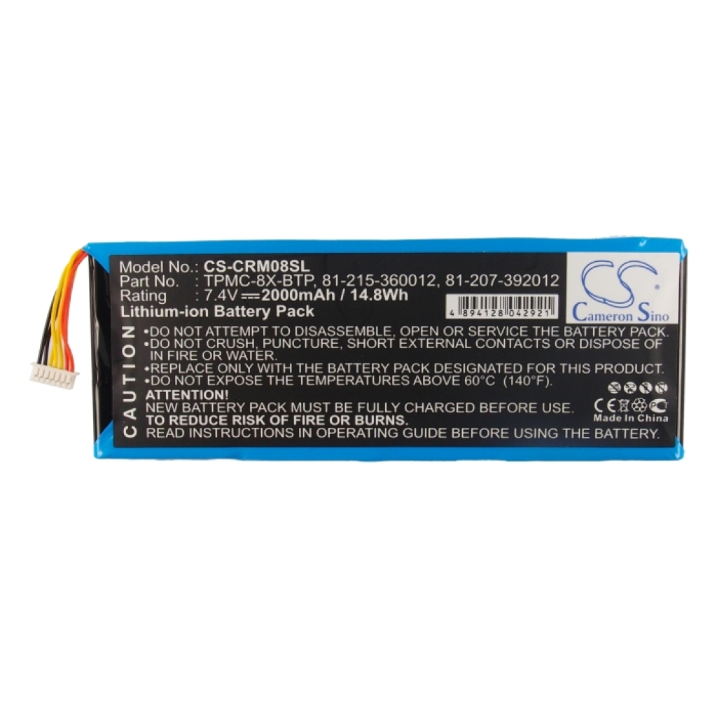 Batteria del telecomando Crestron 6502269 (CS-CRM08SL)