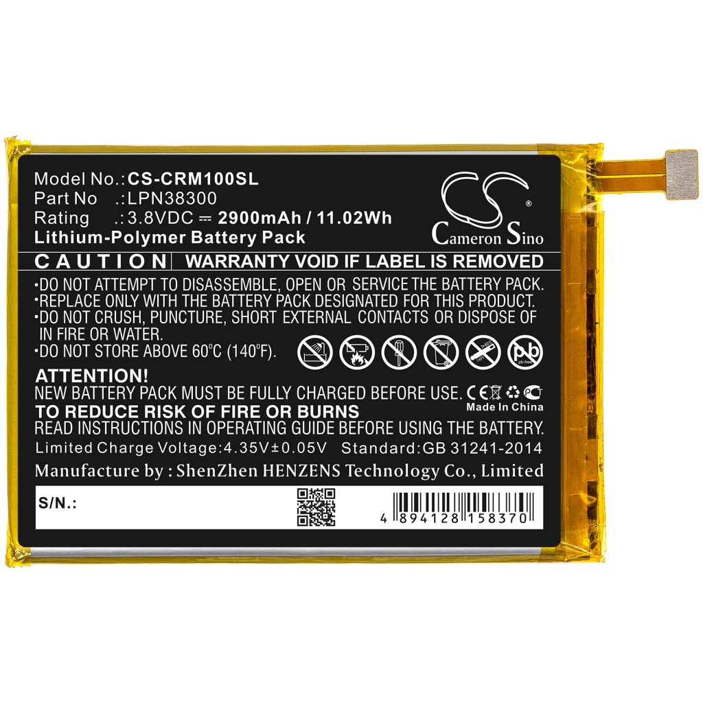 Sostituzione della batteria compatibile per Crosscall LPN38300