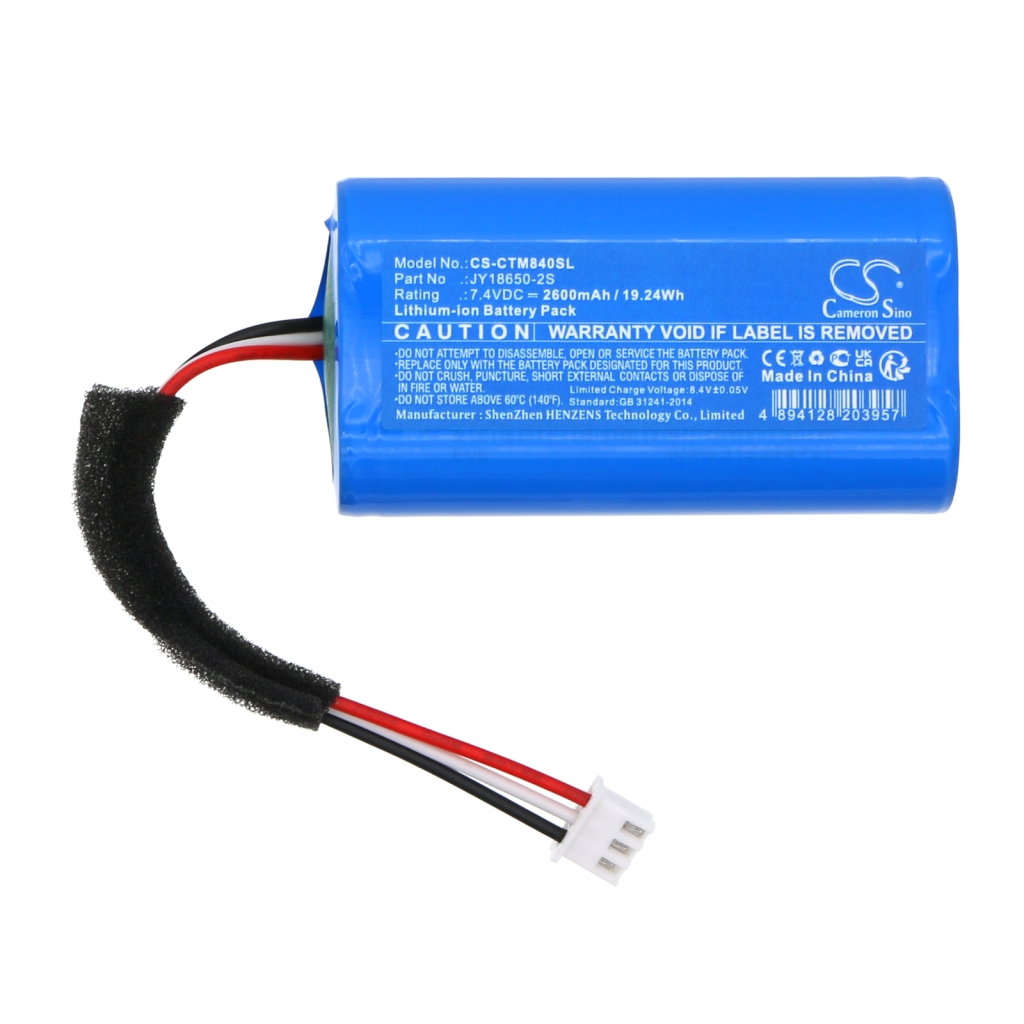 Sostituzione della batteria compatibile per CREATIVE JY18650-2S