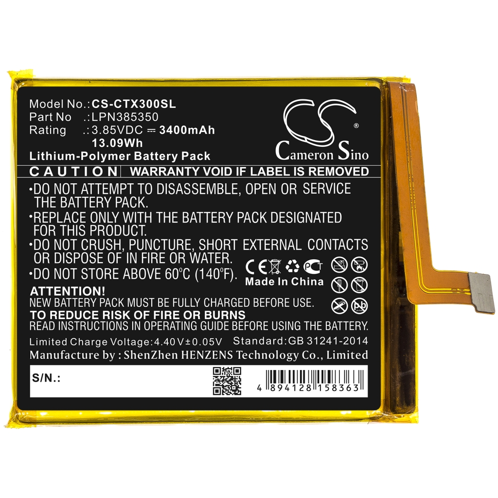 Batteria del telefono cellulare Crosscall Action X3 (CS-CTX300SL)