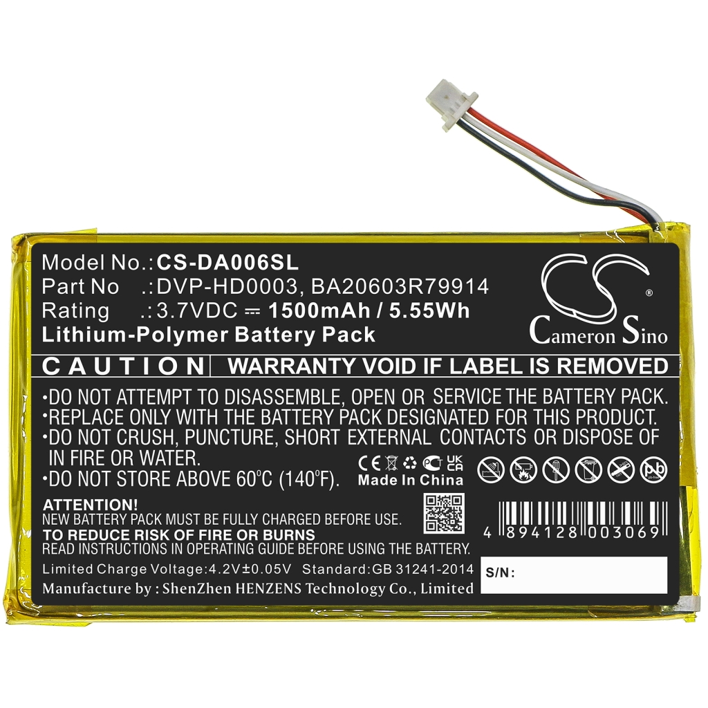 Batterie Sostituisce BA20603R79914