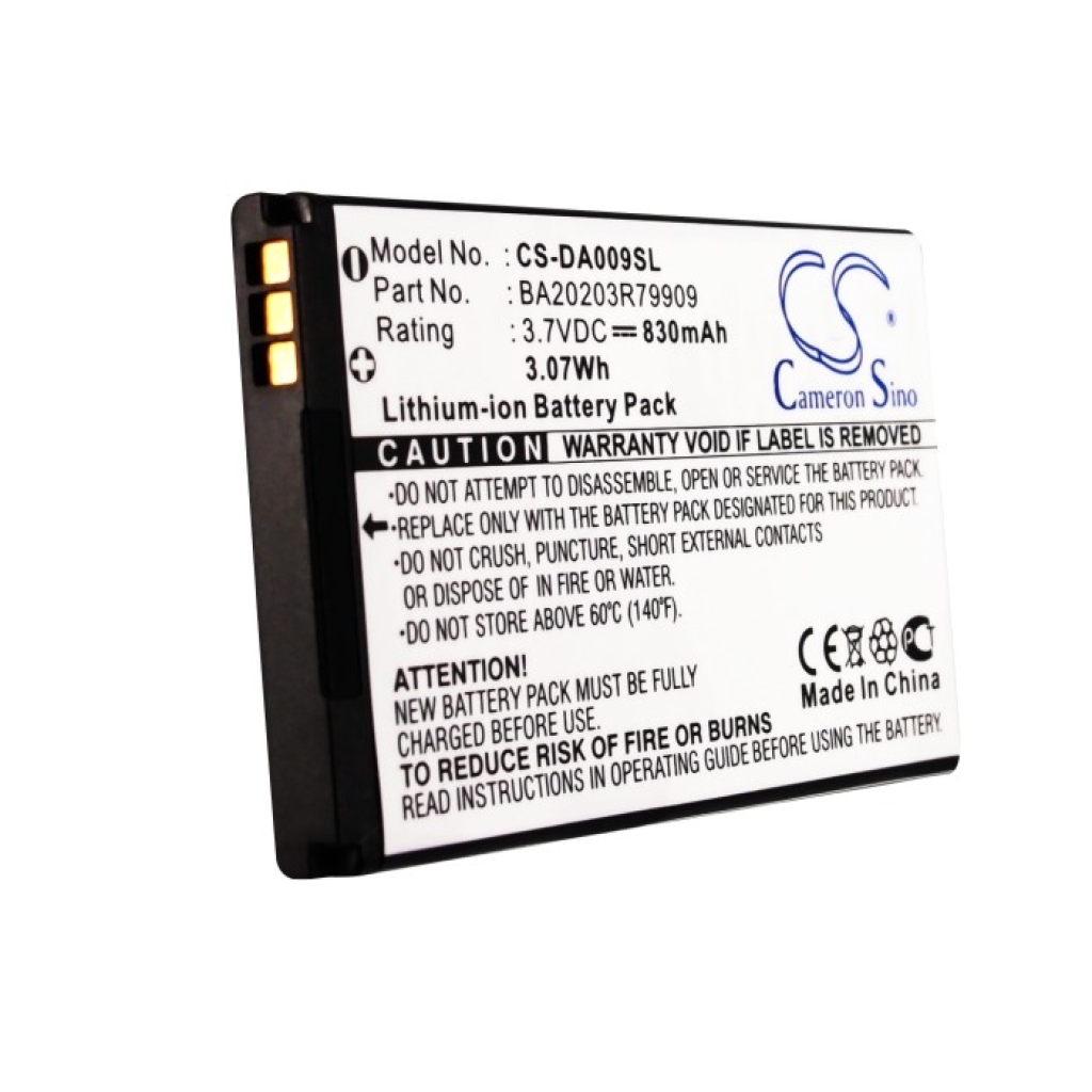 Sostituzione della batteria compatibile per CREATIVE BA20203R79909,DAA-BA0009